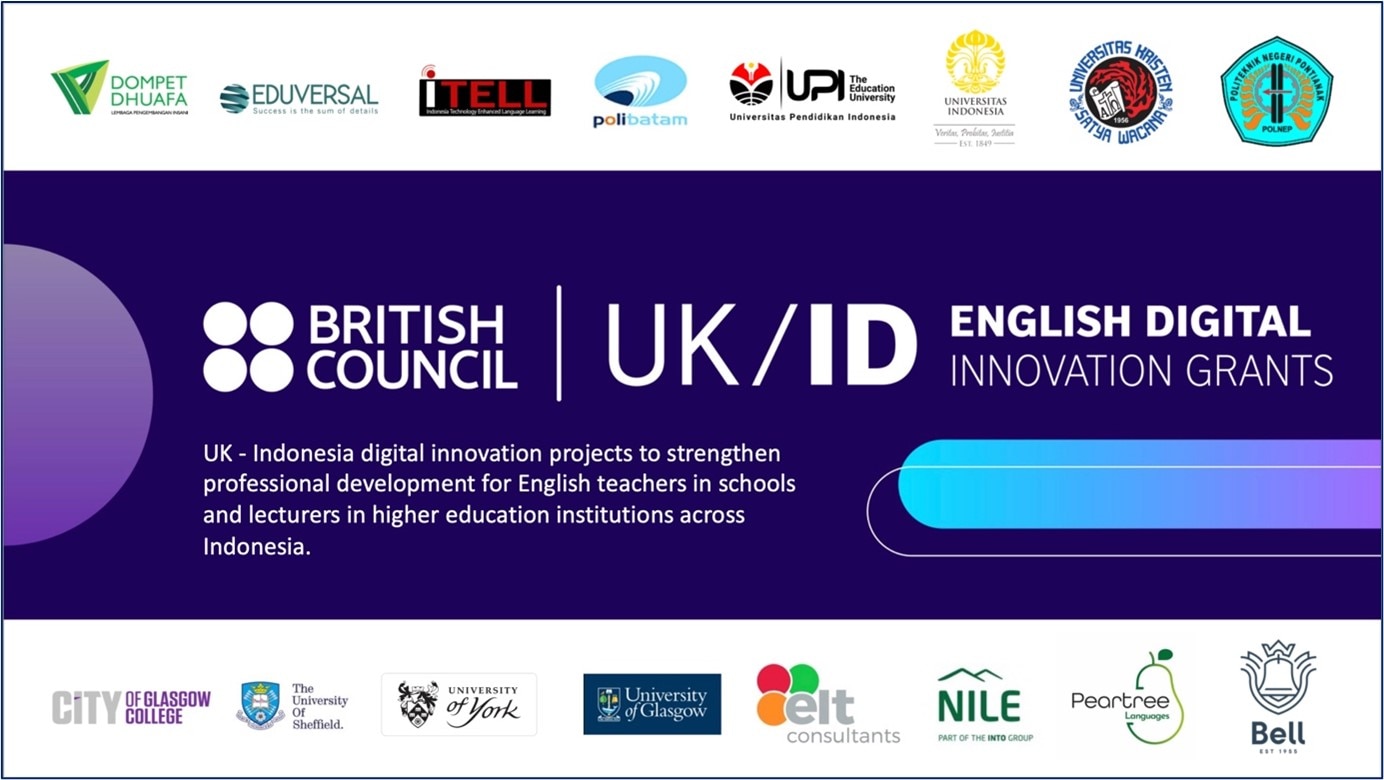 Launching 8 new UK / ID English Digital Innovation Grants in Indonesia